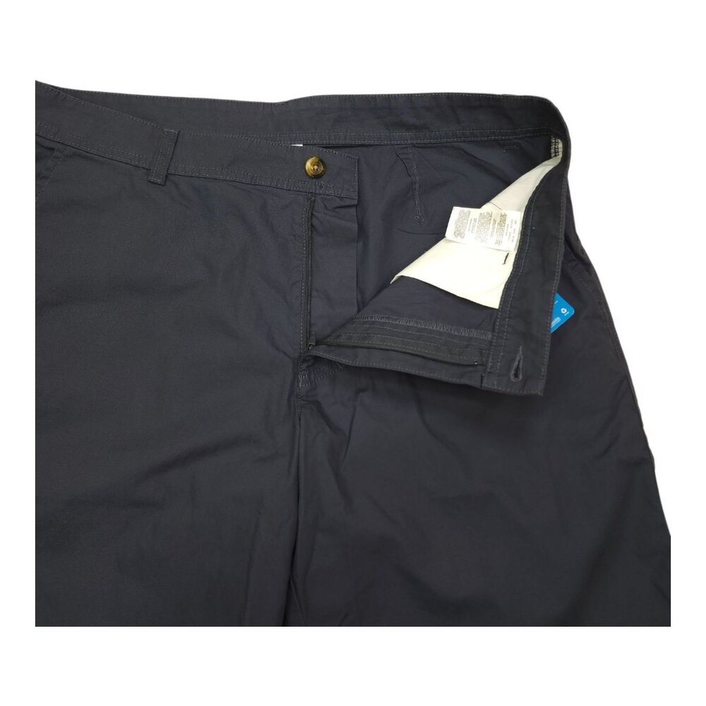 Columbia Mens Archer Mountain Shorts 34W 10L Navy Cotton Lightweight - Picture 8 of 9